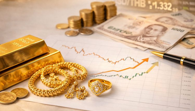 gold-down-but-baht-weak